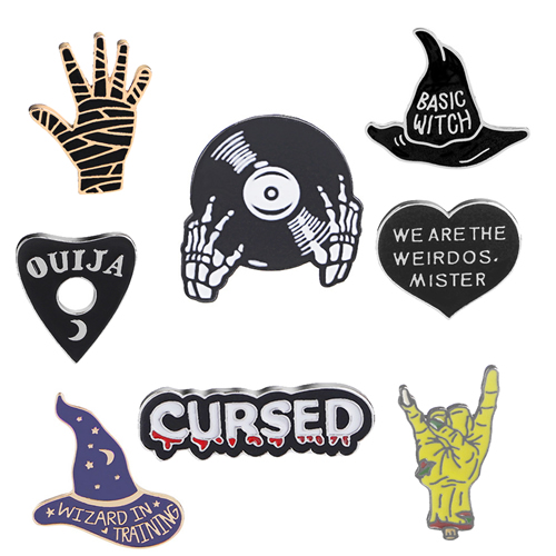 MADAOGO Enamel Pin Set Punk Cute Brooches for Party Vampire